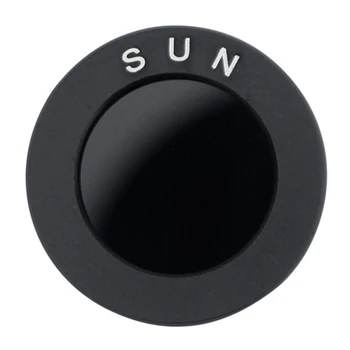 1,25 инча Черен слънчев филтър за обектив от оптично стъкло M30X1