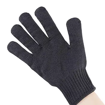 1 Чифт предпазни ръкавици за защита от порязване от телени мрежи от неръждаема стомана, защита от спорт, безопасни ръкавици от телени мрежи, инструменти