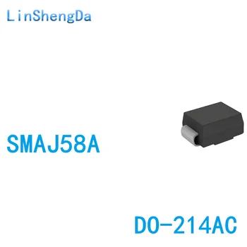 10ШТ SMAJ58A P6SMAJ58A, Насочената диоден чип за потискане на преходни процеси, DO-214AC