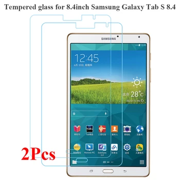 2 бр./опаковане. Защитно фолио за Samsung Galaxy Tab S 8.4 Модел SM-T700 SM-T705 HD Закалено стъкло за 8,4-инчов Samsung SM-T700