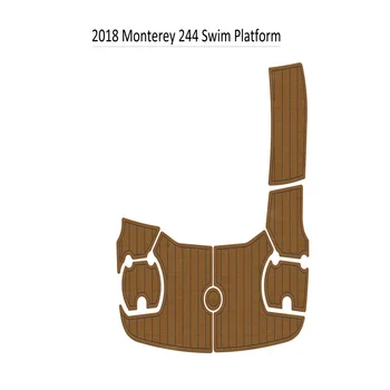 2018 Monterey 244 Swim Platfrom Step Pad Лодка EVA Пяна Комплект От Изкуствена Тик Подложка За Пода в Основата Самоклеящийся SeaDek Gatorstep Style