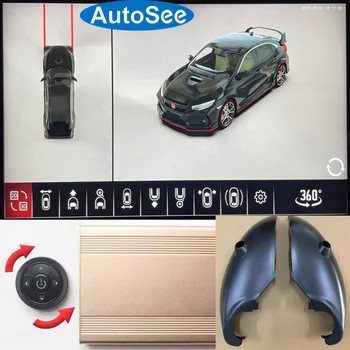 2022 за автомобили Honda Civic 360-градусная помещение birds eye 3D странично огледало с панорамна гледка насипни паркиране система за помощ на заден ход видеорекордер dash 4K