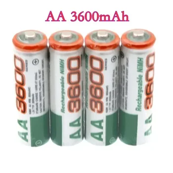 2023 Нова Батерия 1.2 V AA батерия 3600mah NI MH С Предварително Заредени Батерии Ni-MH Акумулаторна Батерия AA3600 За детски Играчки, Камера и Микрофон