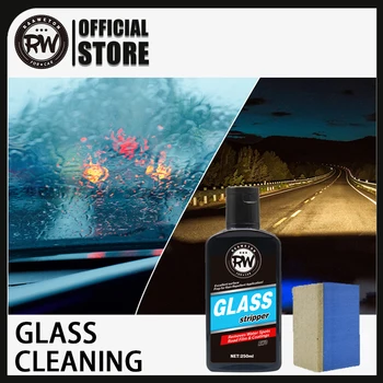 250 мл Паста за почистване на маслената филм колата Средство за почистване на предното стъкло Течност за почистване на стъкло Премахване на блажна фолио за автомобилни стъкла