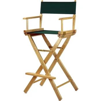 30-инчов режисьорски бар стол в насипно състояние в рамка-с платно Хънтър Green, височина на стъпалата