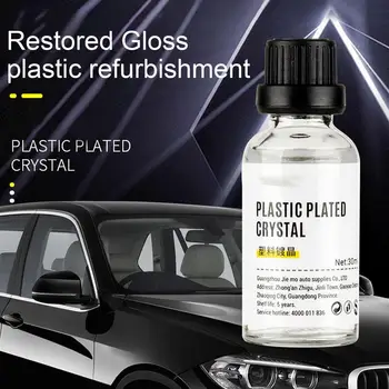 30 мл Пластмасови Възстановеното Средства За Нанасяне на Кристален Покриване на Восъчна Панел вътрешността на Колата Пластмасова Рециклирани Агент Комплект За Поддръжка на Автомобила