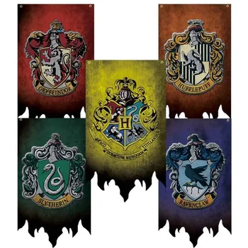 30x50 см Флаг Академия на Магията Хари Поттеры Филм Периферни Устройства Ретро 