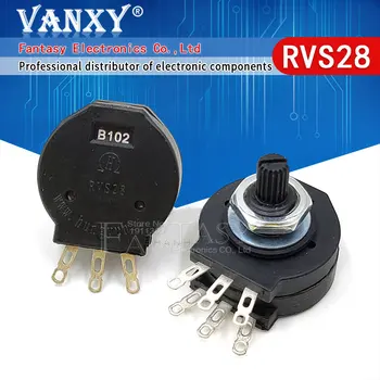 5ШТ RVS28P-B102 2W 1K детайли заваряване RVS28 B102 3PIN Оригинален нов потенциометър за электросварки