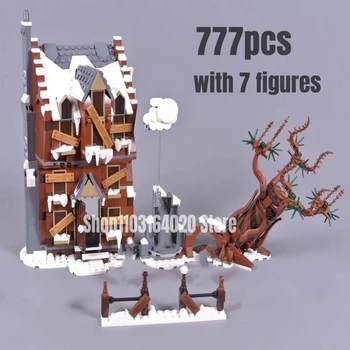 777 бр. Модел строителни блокове The Shrieking Барака & Whomping Уилоу, подходяща за 76407 Играчки за деца, подарък за Коледа
