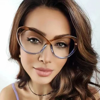 Imwete Рамки за очила с анти-синя светлина, дамски Рамки за очила във формата на пеперуда, Ретро-Офис очила TR90