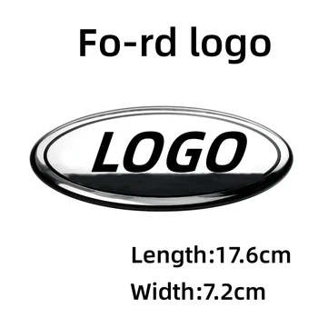 Авто Задни Багажника на колата Предна Решетка Флаг Етикети За Ford Решетка, Емблемата на Лого и Икона На предния капак F150 F250 Explorer EcoSport EDGE Focus Ranger