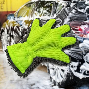 Автомобилни аксесоари, хавлии, четка за миене, ръкавици за миене на автомобили с 5 пръста