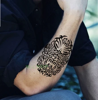 Водоустойчив временна татуировка Стикер Китай древен тотем татуировка етикети за мъжки ръце флаш татуировка фалшива татуировка