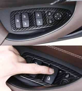 За BMW X1 F48 2016-2021 Аксесоари за интериора на Вратата подлакътник Прозорец ключ за управление на защитен панел Покритие на капака