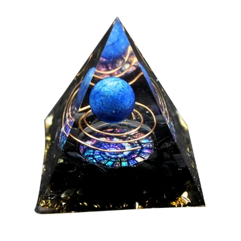 Инструмент за генериране на енергия с символ на пирамиди от Оргона, Лечебни Кристални камъни