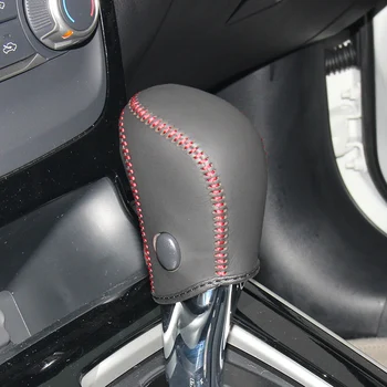 Капачка дръжка за превключване на предавките от естествена Кожа За автомобили Nissan Sylphy AT върху Дръжката на скоростния Калъф за скоростния НПК