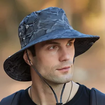 Кофа шапка открит туризъм лов Сламена шапка с широка периферия, шапка рибар непромокаема шапка за Слънце с UV-защита