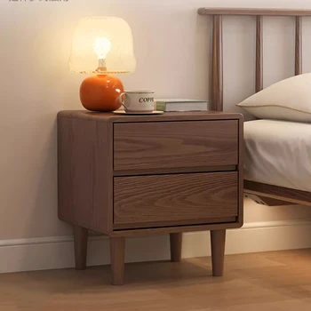 Кутия прикроватной нощни шкафчета от масив дърво Просто за съхранение Модерен нощен маса в скандинавски стил, нощни кът Италиански мебели за дома и Модерни мебели