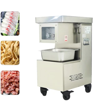 Кухненски вертикална машина за нарязване на месо, Многофункционална машина за рязане на месо, Автоматична машина за рязане на месо с група сменяеми ножове