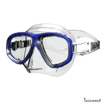 Маска за гмуркане с шнорхел за подводно плуване, Силиконова диафрагма, Панорамна маска за гмуркане с три лещи, Маска за плуване, слънчеви Очила за възрастни
