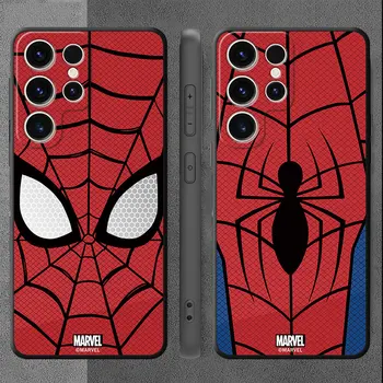 Мек калъф от TPU Marvel Spider Man, Cool Capa Калъф за Телефон Samsung Galaxy Note 20 10 Ultra Plus 8 9 S20 S21 S22 S23 5G Note9
