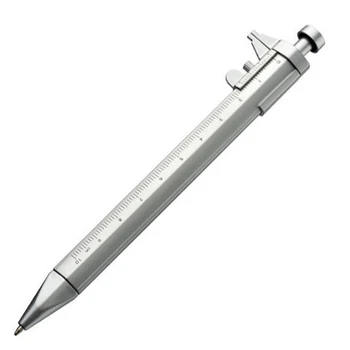 Многофункционална дръжка-штангенциркуль Химикалка писалка 1 мм, Гел чернильная дръжка, штангенциркуль с нониусом, химикалка писалка за творчество, канцеларски материали