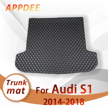 Подложка в багажника на колата APPDEE за Audi S1 2014 2015 2016 2017 2018 килим за карго подложка, аксесоари за интериор, калъф