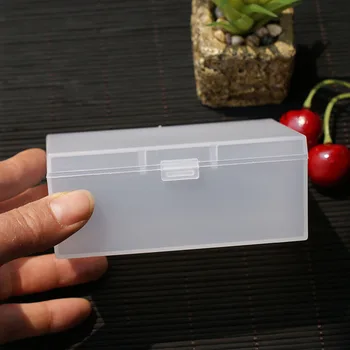 Правоъгълна кутия от полипропилен Опаковъчна кутия Матиран кутия за съхранение на Здрав Прозрачен калъф за съхранение на Прахоустойчив калъф за съхранение на таблети