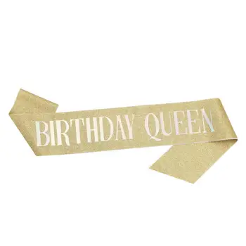 Принцеса Короната Рожден Ден Етикет Аксесоари Кралицата На Короната Инкрустация Набор От Предпазни Дълга Лента За През Рамо Набор От Этикетных Колан