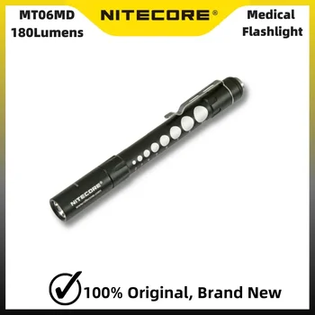 Професионален Медицински фенерче NITECORE MT06MD 180 Лумена Nichia 219B LED Захранва От 2 * AAA батерии Медицински Проверки фенер