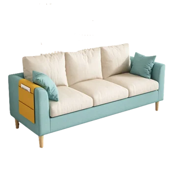 Разтегателен диван Loveseat Cloud с модерно подово покритие, Мързелив стол, Мини-Малката Скандинавска диван, Акцентная Извити мебели за хотел Divano Letto