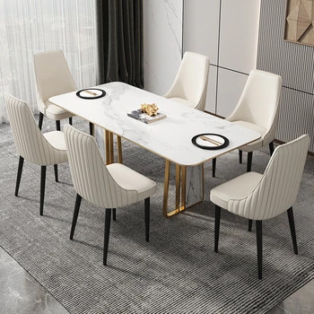 Трапезария стол с скандинавски акцент, мобилен модерен дизайнерски стол за дневна, луксозни бели шезлонги, мебели за дома Salle Manger GPF30XP