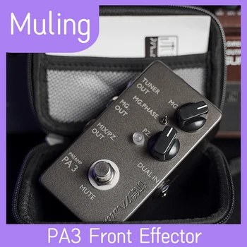 Усилвател го получите пальчиковой китара Muling PA3 Front Stage, двоен метър външна настройка на звука, Двойна система на БКП.