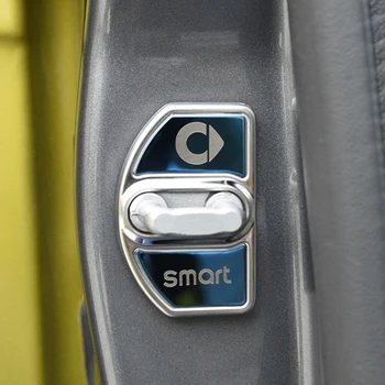 Цвят на автомобила Система за заключване на вратите, Защитно покритие, чанта с катарама за новия Mercedes Smart 453 Fortwo Forfour, Автомобилни аксесоари, Декоративни стикер