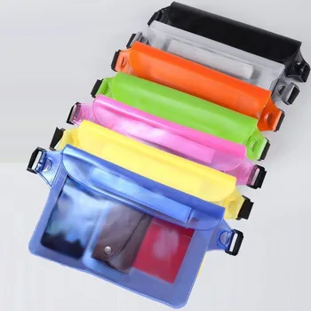 Чанта за съхранение на плуване Прозрачна, водоустойчива чанта за Подводна Суха Чанта на рамото Поясная чанта Имат Чанти за мобилни телефони, Калъф