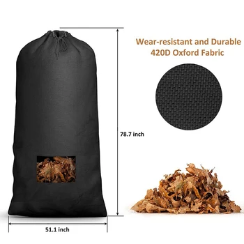 Чанта за съхранение Чанта за листа за системи за събиране на материали за косачки за трева Чанта за листа чанта за съхранение на отпадъци е Подходяща за най-косачки за тревни площи