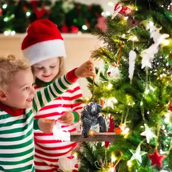 Коледна украса Акрилна Персонални Окачване Заварчик Висулки във формата на елхи За дома Коледни Подаръци Навидад Нов 2023 година