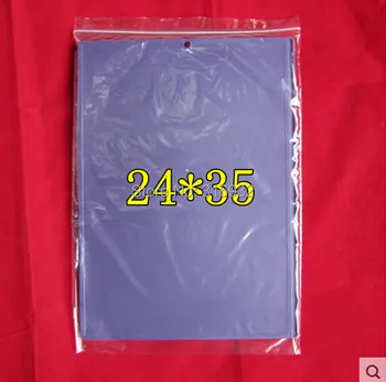 Прозрачни самоуплотняющиеся найлонови торбички, 24 * 35 см с цип, опаковки, торбички, 100 бр./лот